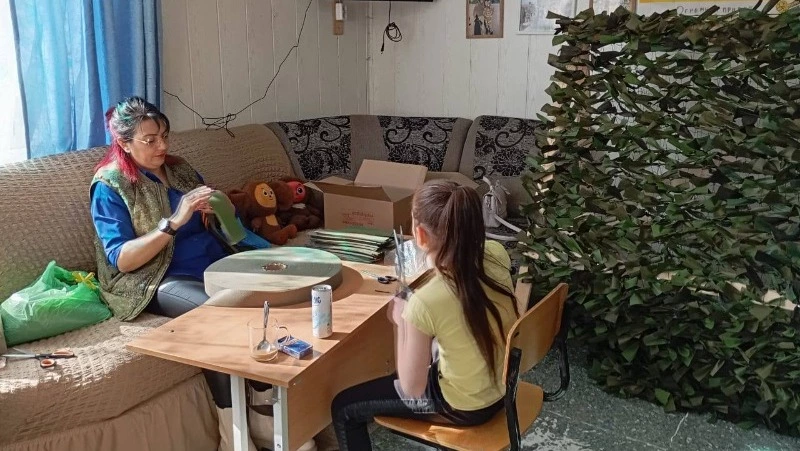 На Шикотане сплели 24-ю маскировочную сеть 