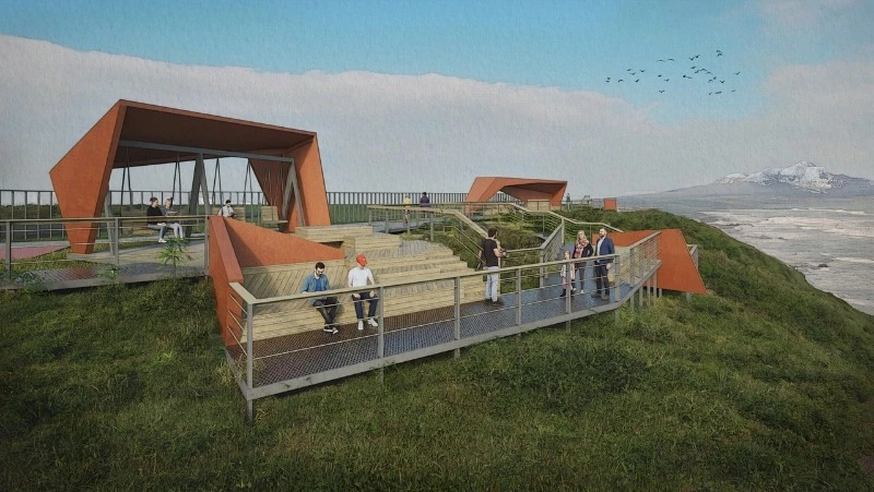 Жители Кунашира ждут результатов и верят в победу проекта благоустройства пешеходной лестницы