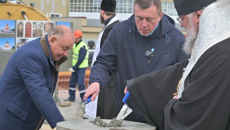 На Итурупе заложили капсулу в основание нового храма