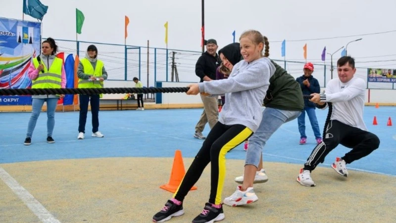 Соревновались семейные команды