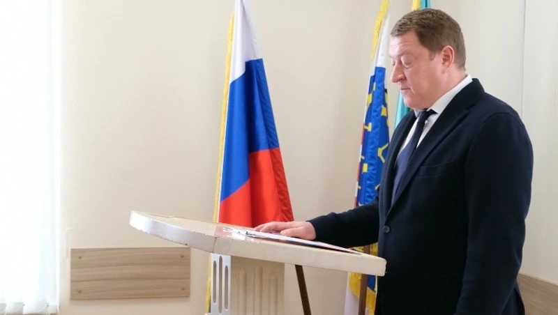 Павел Гомилевский вступил в должность мэра Южно-Курильского муниципального округа