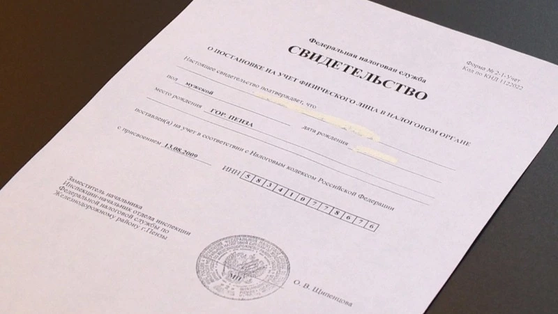 ИНН заменят на цифровой документ