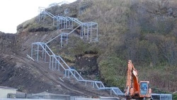 Строительство лестницы «Спящая красавица»  на Кунашире завершится в этом году