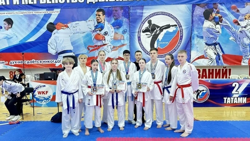 В Уссурийске прошли чемпионат и первенство Дальневосточного федерального округа по каратэ в олимпийс