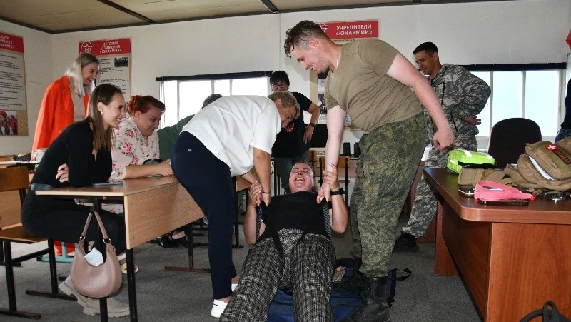 На Кунашире продолжается военно-спортивная подготовка