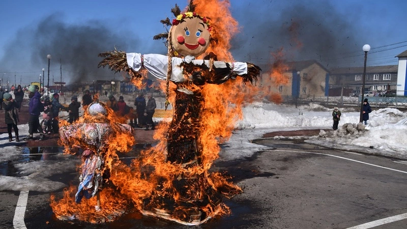 На Кунашире и Шикотане проводили зиму