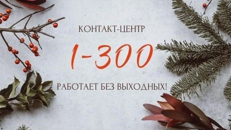 С начала года в службе 1-300 обработано почти 2 миллиона звонков