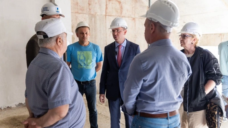 Проверили ход строительных работ Российского этнографического музея в Южно-Сахалинске