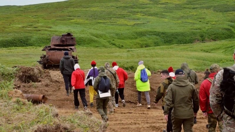 Первая группа курсантов и инструкторов Центра «ВОИН» прибыла на остров Шумшу
