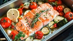 Горбуша с овощами и сметанным соусом в духовке: идеальный рецепт для летнего ужина