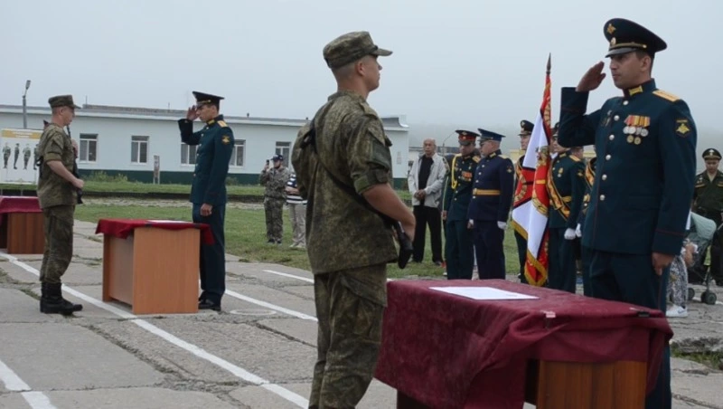 Солдаты на Кунашире приняли присягу