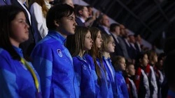 На Сахалине торжественно открыли легкоатлетический манеж